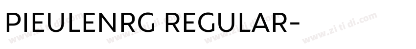 PIEULENRG REGULAR字体转换